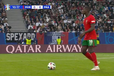 На игре Франция – Португалия был замечен флаг с провокационной антиукраинской надписью