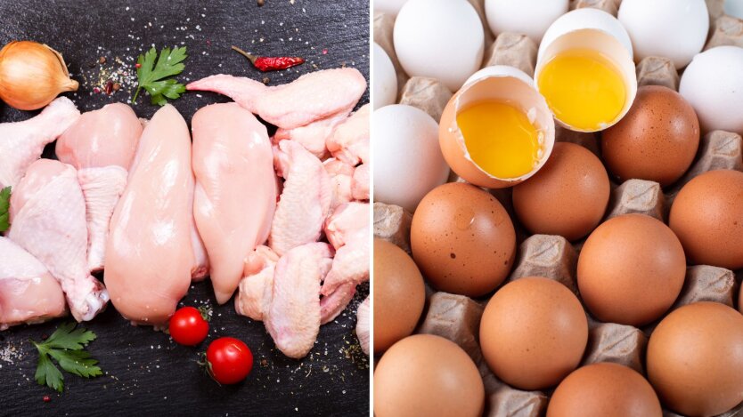 Супермаркети показали ціни на курятину та яйця в березні