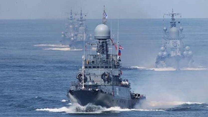 У ВМСУ повідомили дані про кораблі РФ в Чорному і Азовському морях