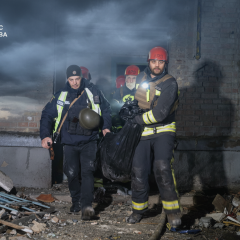 Російська атака на Київ