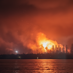 Удар по хімічному заводу в Росії