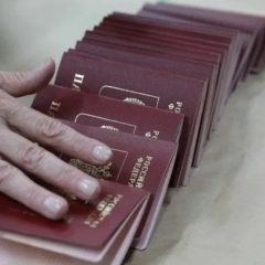 Фото российских паспортов, не признанных ЕС