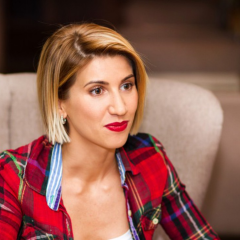 Анита Луценко с дочерью