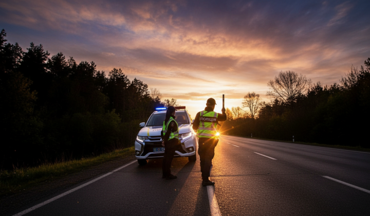 Поліція зупиняє водіїв на дорозі