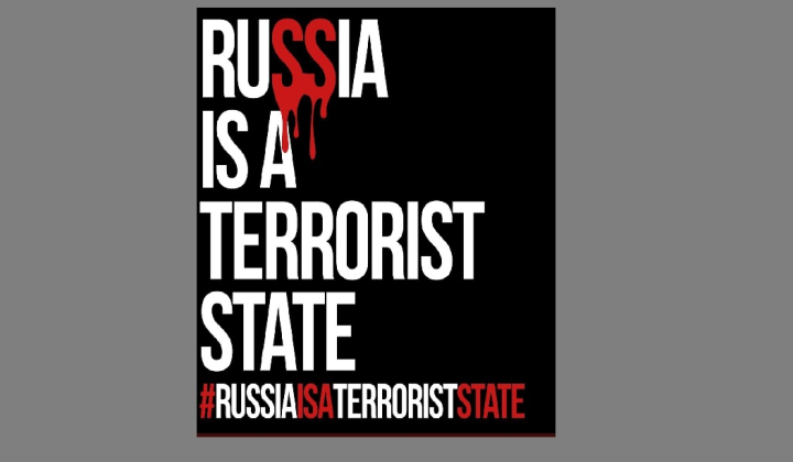 Люди з ноутбуками обговорюють Росію на інтернет-форумі.