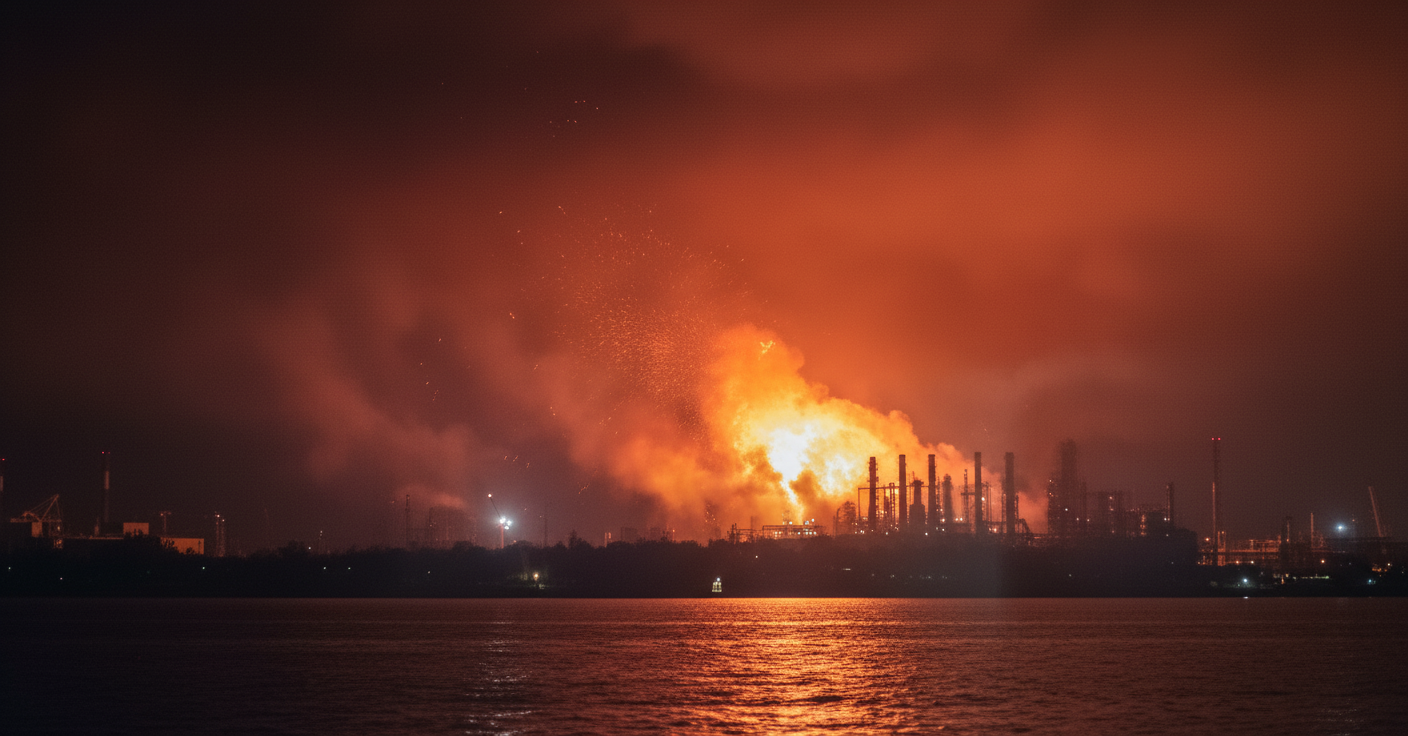 Strike on chemical plant in Russia