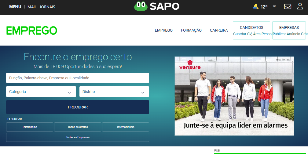 SAPO Emprego