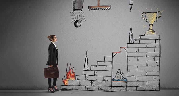 what is a glass cliff in business
