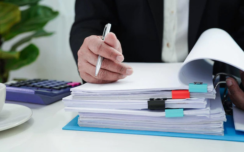 conducting office management