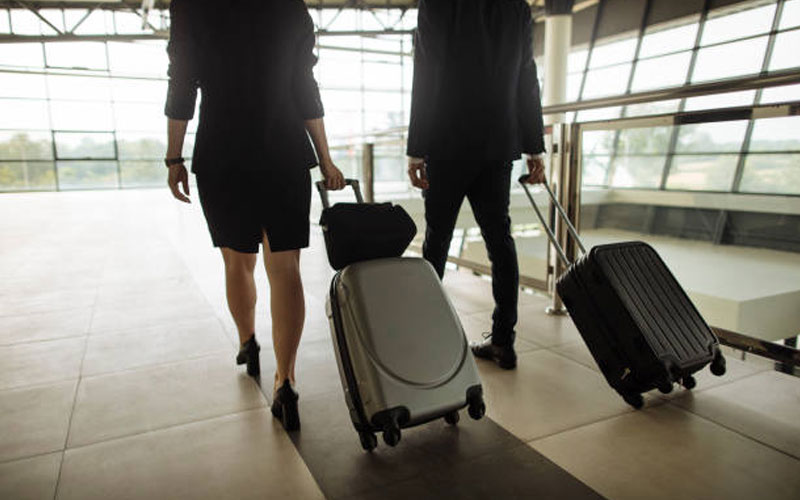 sample order for a business trip abroad