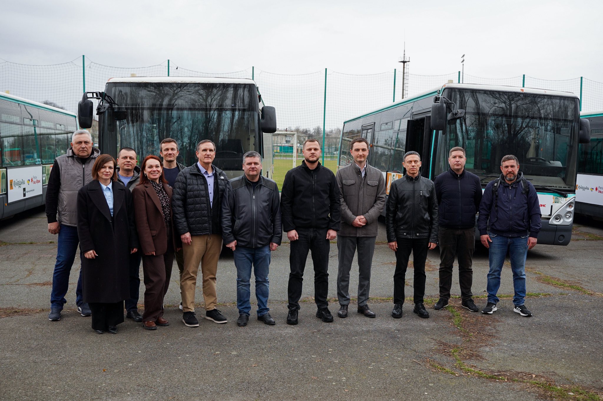 Buses from France for Kyiv region