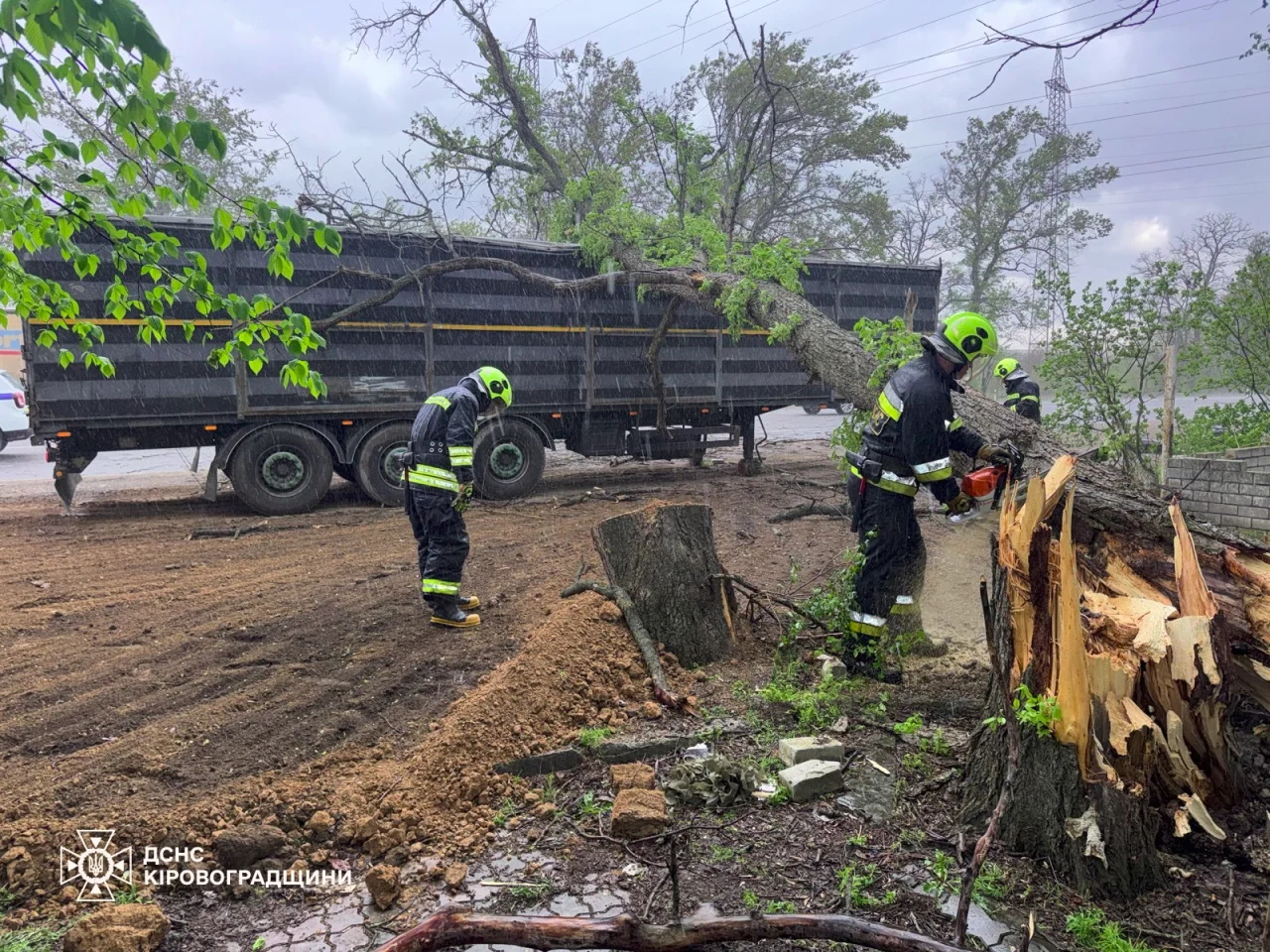 Severe weather in Ukraine on April 26