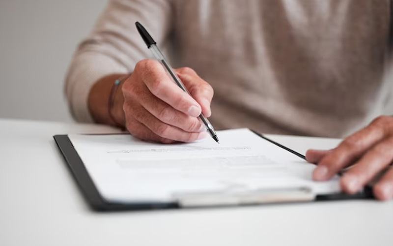Departure Sheet Upon Dismissal