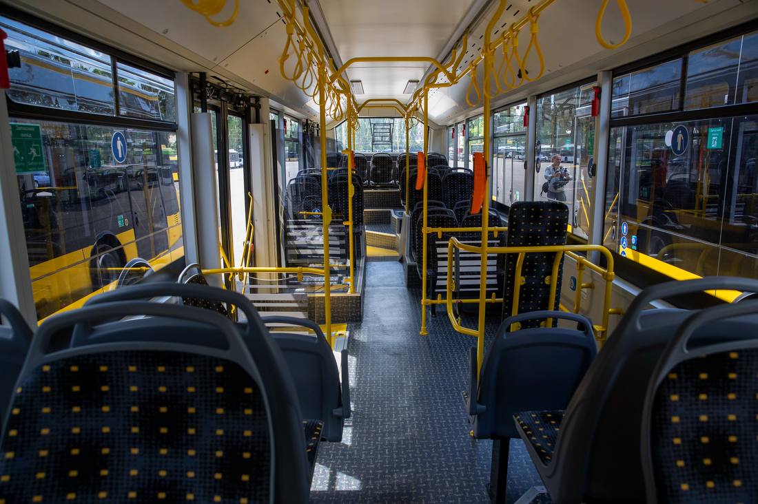 New buses of Kyiv
