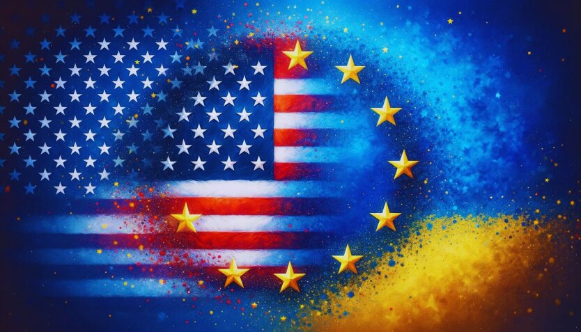 Поддержка Украины со стороны США и Европы