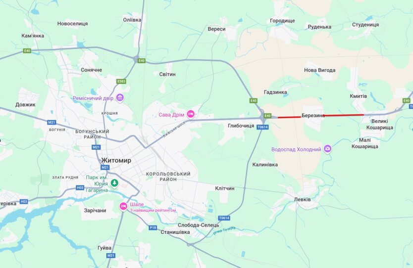 Взрыв под Житомиром: количество жертв и объездные маршруты