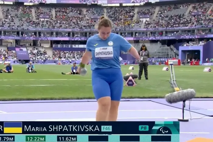 Старт ядра Шпатківська на Паралімпіаді 2024