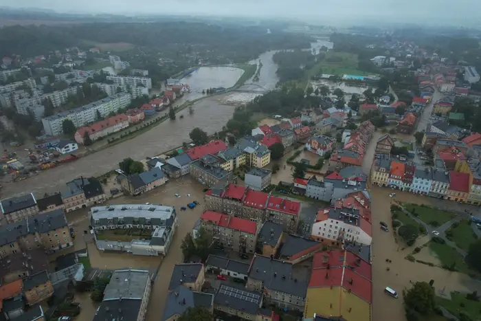 Евакуація населення з польського міста