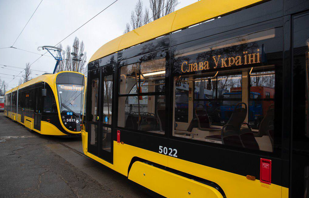 Нові трамваї Києва