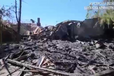 Уночі росіяни обстріляли центр Херсона: вщент згоріло кафе (відео)