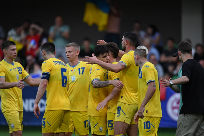 Сборная Украины по футболу разгромила Молдову в товарищеском матче
