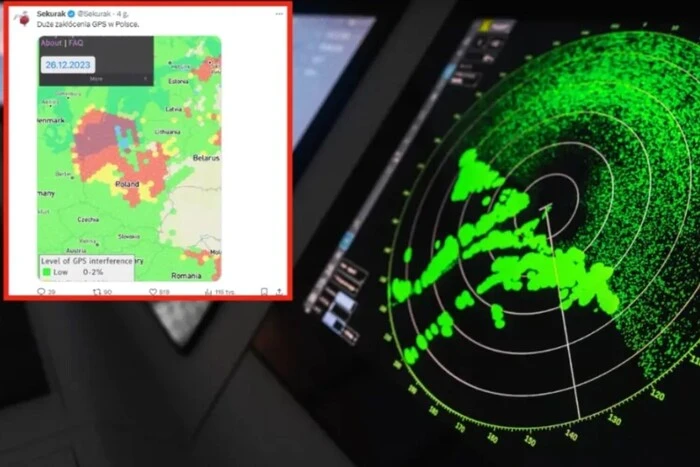 Серйозні збої сигналу GPS біля Балтійського моря