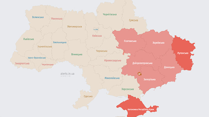 Загроза балістики: у 5 областях України оголосили тривогу