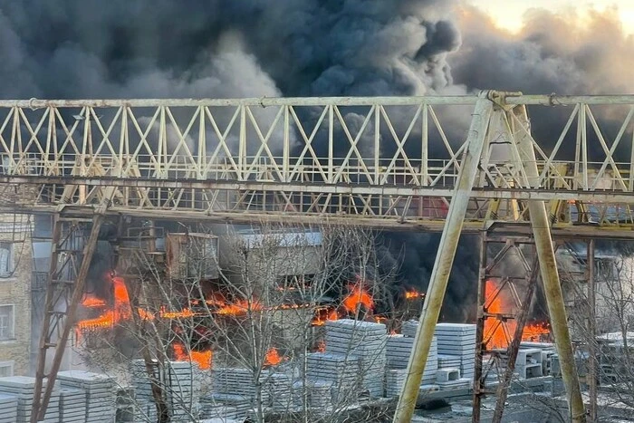 Пожежа в цеху з виробництва полістиролу