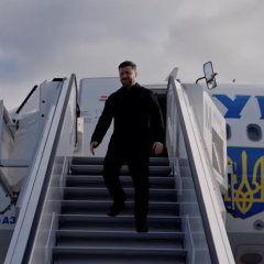 Зеленський і Меркель на форумі