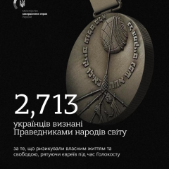 Более 2700 Ukrainians Honored as Righteous Among the Nations 14 мая