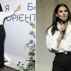 Мария Ефросинина в стиле power dressing