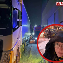 Художниця на фоні заторів