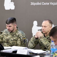 Syrsky holds a meeting with drones