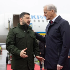Зеленский и его команда в Эмиратах