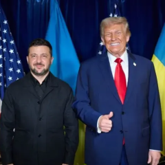 Зеленский и Трамп на встрече