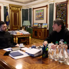Зеленский и Притула обсуждают сотрудничество