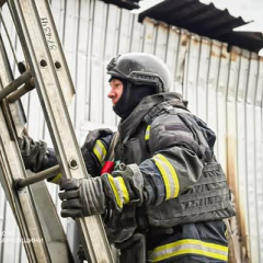 Fire at agricultural enterprise in Kharkiv region