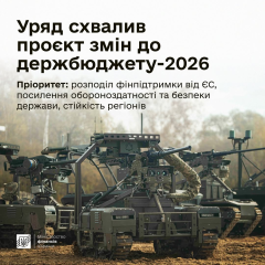 Бюджет-2026: рекордне збільшення видатків на оборону