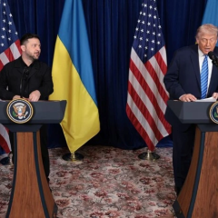 Трамп и Зеленский на встрече