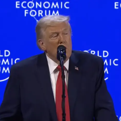 Trump talks about buying Greenland at Davos