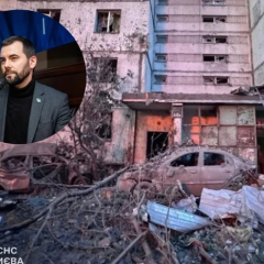 Ракета влучила у стовп на Виноградарі