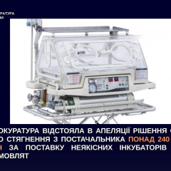 Прокуратура оскаржила рішення суду