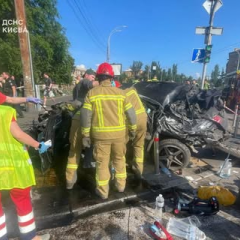 Пешеходная зона после смертельного ДТП