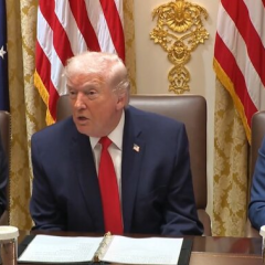Президенти Трамп та Путін обговорюють паузу в обстрілах