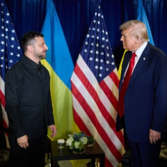 Зеленський і Трамп на зустрічі