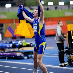 Олег Дорощук - первый украинский чемпион мира в помещении по прыжкам в высоту