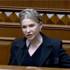 Юлія Тимошенко на пресконференції