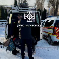 Евакуація родин з Запоріжжя
