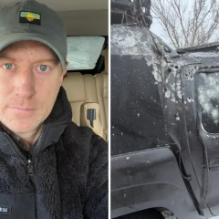 Denis Khristov injured during evacuation in Kharkiv region