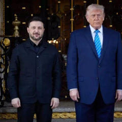 Президент США Трамп розмовляє про Україну та війну